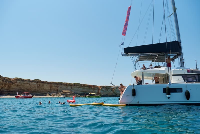 Premium Catamaran Cruise from Rethymno to Georgioupoli Bay (with Skaleta Weather Alternative)(BALI 4 (13)