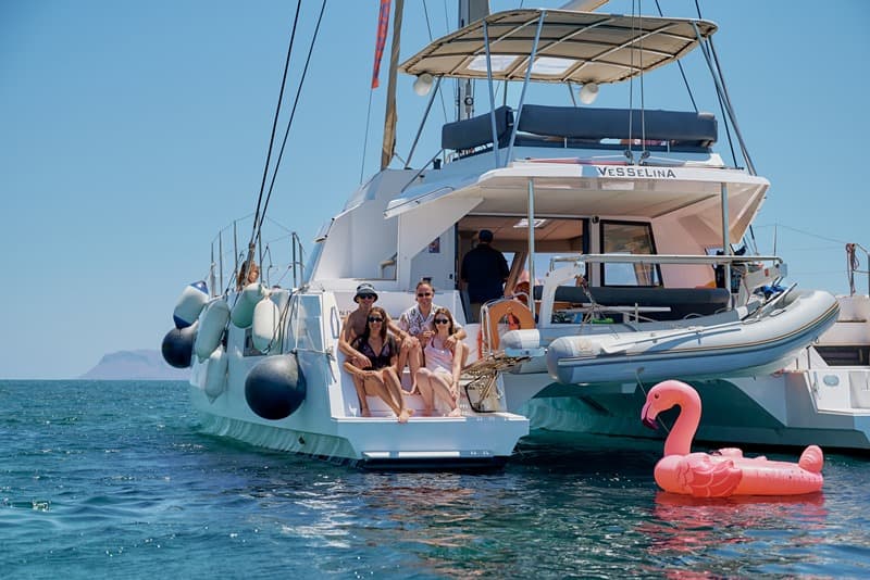 Morning Luxury Catamaran Cruise from Kolymvari to Agioi Theodoroi Island(LAGOON 450F) (14)