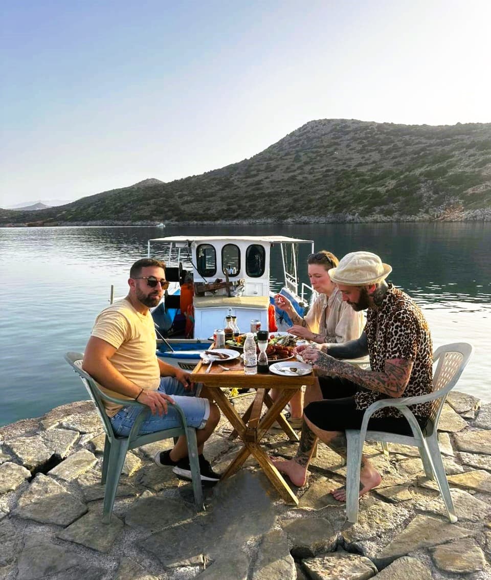 boat trip crete