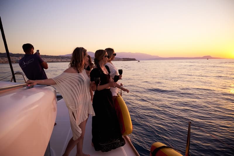 Sunset Luxury Catamaran Cruise to Skaleta from Rethymno(BALI 4 (7)